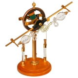 Large Electromagnetic Motor with Rotating Geissler Tube