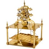 English Rolling Ball Clock, 20th Century