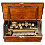 Swiss Drum and Bells Musical Box, c. 1885