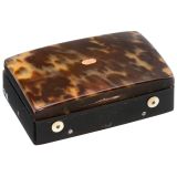 Musical Horn Snuff Box, No. 10163, Switzerland, c. 1840