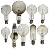 Bright High-Wattage Light Bulbs, c. 1925