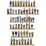 58 German Radio Tubes on Showcase Basements, 1930–40