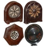 4 Bakelite Radio Speakers, c. 1930
