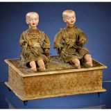 Musical Manivelle Automaton Twins, c. 1920s
