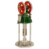 Hot-Air Engine with 2 Flywheels