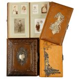 4 De Luxe Leather Photograph Albums