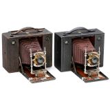 2 Kodak No. 4 Cartridge Cameras, 1900