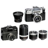 Contaflex 126 and Rolleiflex SL126
