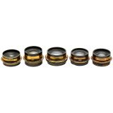 Wide-Angle Lenses Nos. 1 to 5 by Ross, c. 1890–95