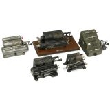 5 Spokewheel Calculating Machines