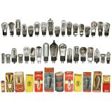 Group of Early Rectifier Radio Tubes