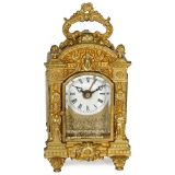 Small French Traveling Alarm Clock, c. 1880