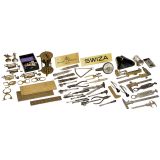 Large Group of Clockmaker's Tools, c. 1870 onwards