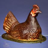 Egg-Laying Hen Vending Machine Figure, c. 1925