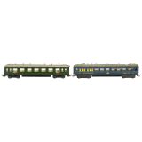 2 Märklin Passenger Cars, c. 1946