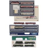 3 Märklin Train Sets and 1 Railcar