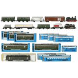 Group of Märklin Locomotives and Cars, 1950-80