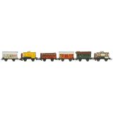 6 Märklin Freight Wagons, c. 1949
