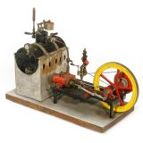 Large Two-Cylinder Steam Engine, c. 1940