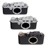 Leica II, IIIc and IIIf