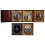 4 Daguerreotypes (1/6 Plate), c. 1845-50
