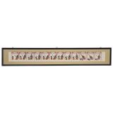 Framed Zoetrope Strip, c. 1880