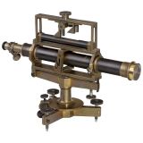 Large Surveyor's Level with Prism Reading by Morin, c. 1880