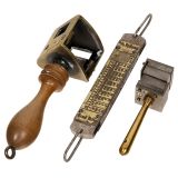 1 Gradiometer and 2 Prism Periscopes, c. 1890