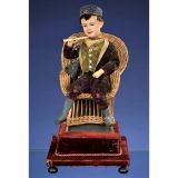 Musical Smoking Schoolboy Automaton by Vichy, c. 1900