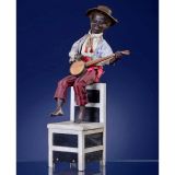 		Le Jeune Noir au Banjo Musical Automaton by Vichy, c. 1900