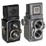 2 Rolleiflex 4 x 4 Cameras
