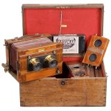 Stereo Camera 9 x 18 cm by Romain Talbot, Berlin, c. 1890