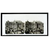 Stereo Slide 9 x 18 Cathedrale de Cologne by Ferrier et Soulie