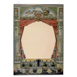 Original Projection Screen by Ernst Plank, 1914