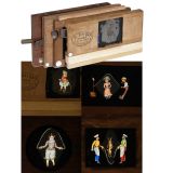4 Magic Lantern Skipping Slides, c. 1870-80