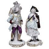 Figural Porcelain Group with Lanternist by Samson, c. 1880