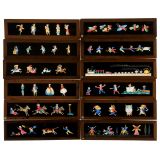 Set of 12 Magic Lantern Caricature Strips, c. 1860-70