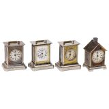 3 Junghans Musical Alarm Clocks and 1 further Clock, c. 1920