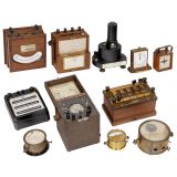 Ampere and Voltmeter, Galvanometer and Resistance Bridge, c. 191