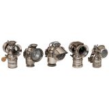 5 Acetylen Gas Lanterns, c. 1912