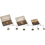 3 German Coin Scales, 1800 onwards