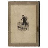 Copperplate Magic Lantern Showman (The Devil), c. 1845