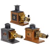 3 Large Magic Lanterns, c. 1880-1900