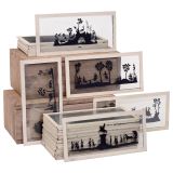 39 Magic Lantern Silhouette Slides (5 x 10 5/8 in.), c. 1850