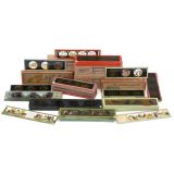 Approx. 100 Magic Lantern Strips (Height 2 in.), c. 1850-1900