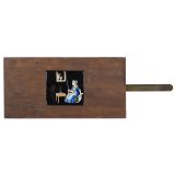 Wood-Framed Harlequin Slipping Slide, c. 1870