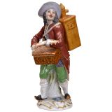 Porcelain Figure of a Magic Lanternist by Meissen, c. 1905
