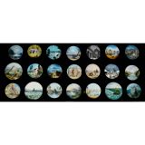 21 Wood-Framed Lantern Slides
