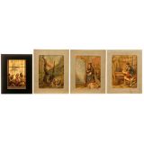 4 Transparencies (Lithographs)