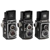 3 Zeiss Ikon TLR Cameras